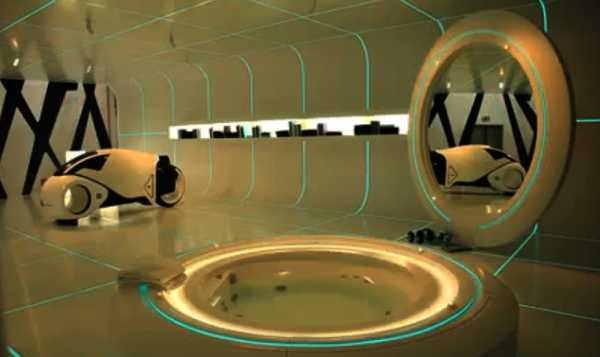 Light Tape at Tron Legacy showroom