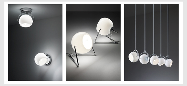 the Beluga White designer lighting collection