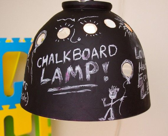 Chalkboard Light DIY