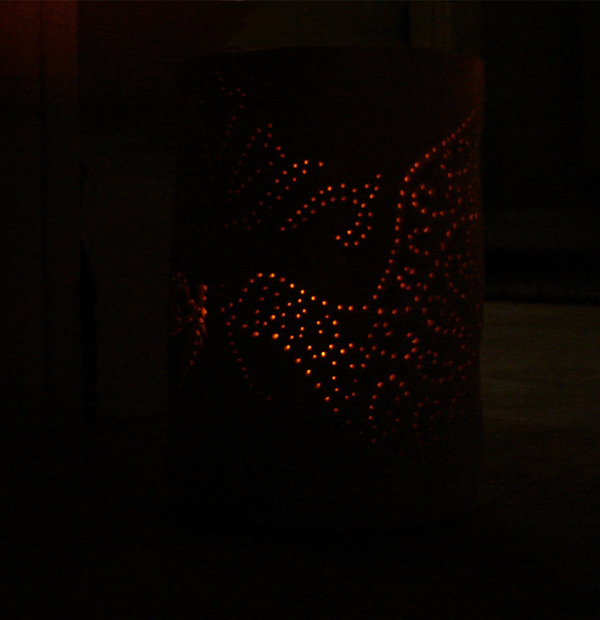 DIY Clay Lantern