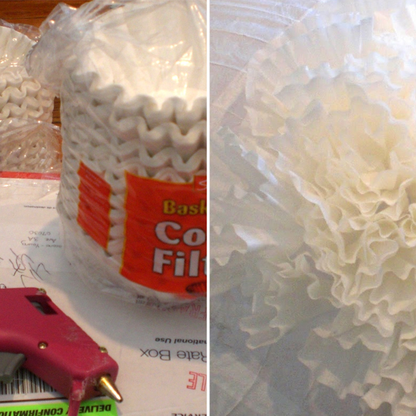 DIY Coffee Filter Lamp