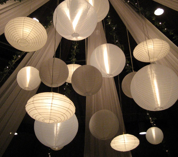 Paper Lantern Chandelier