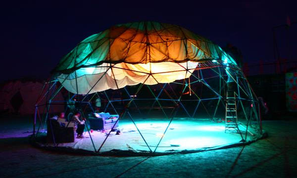 Saiko5 Dance Light at Burning Man