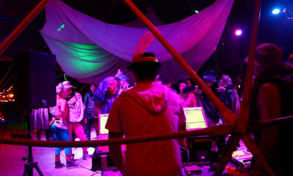 Saiko5 Dance Light at Burning Man
