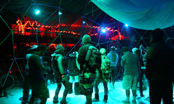 Saiko5 Dance Light at Burning Man
