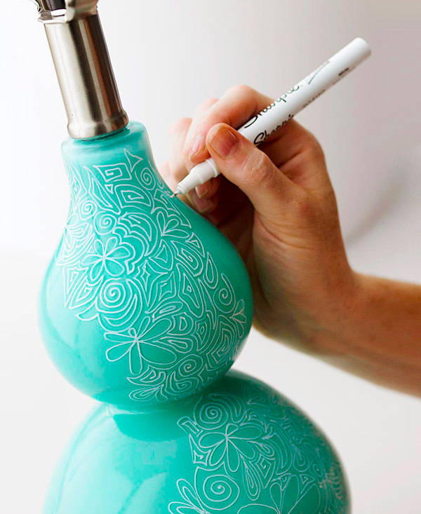 Sharpie Lamp DIY