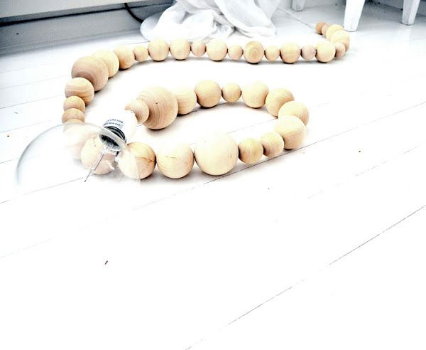 Wooden Extension Lamp