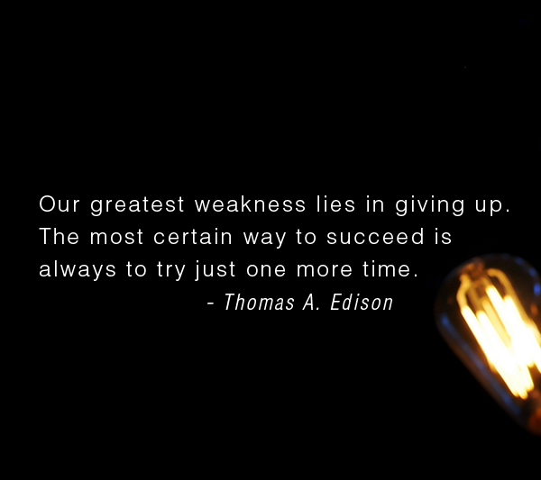 thomas edison failure quote