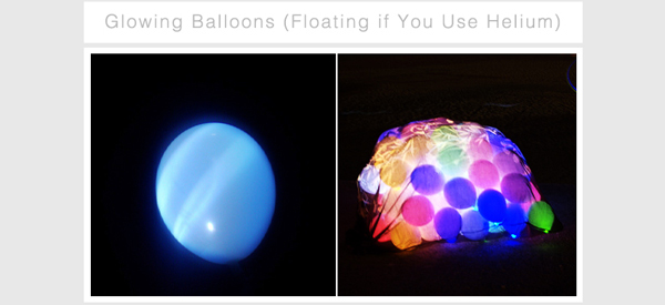 floating light balloons