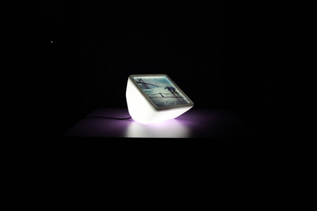 Geode LED picture frame