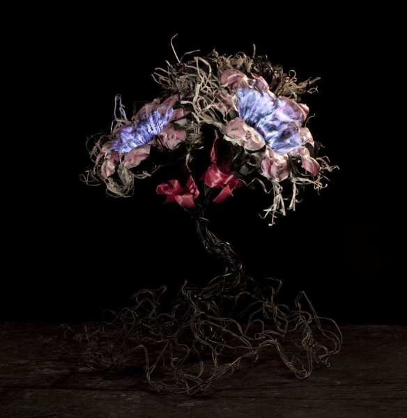 Light Sculptures Recycled Lamp
