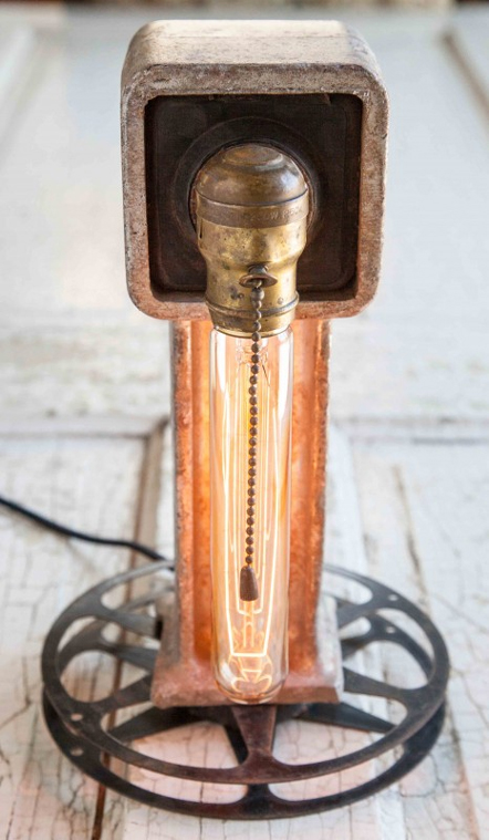 Vintage Recycled Lamp