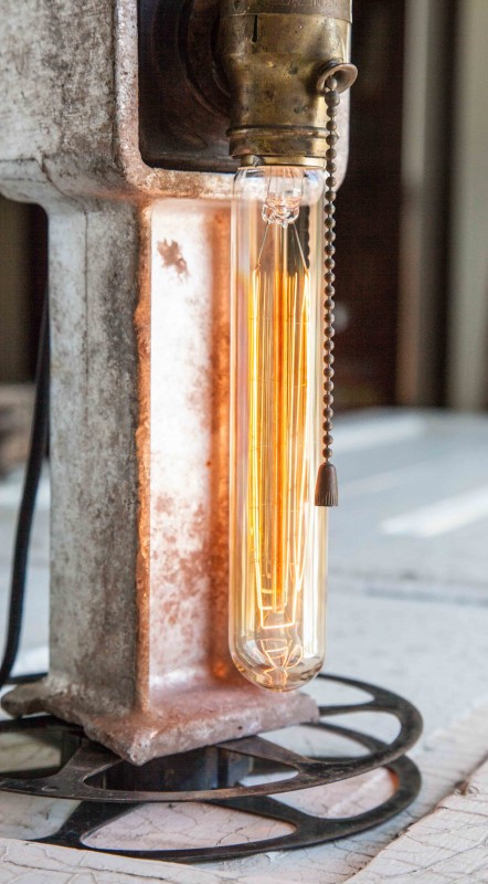 Vintage Recycled Lamp