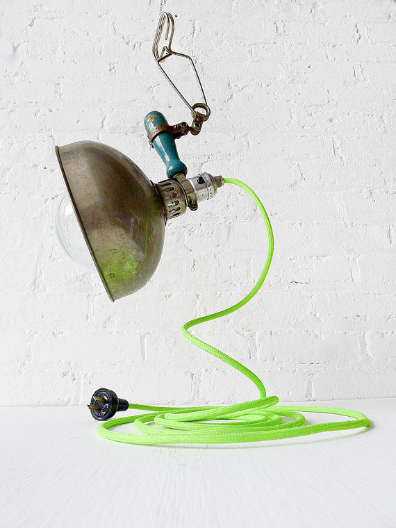 Neon Vintage Recycled Lamp