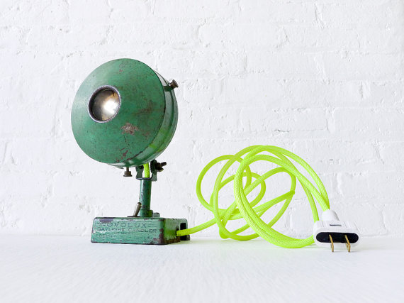 Neon Vintage Recycled Lamp