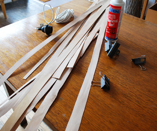 Woven Wooden Light