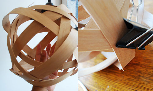Woven Wooden Light