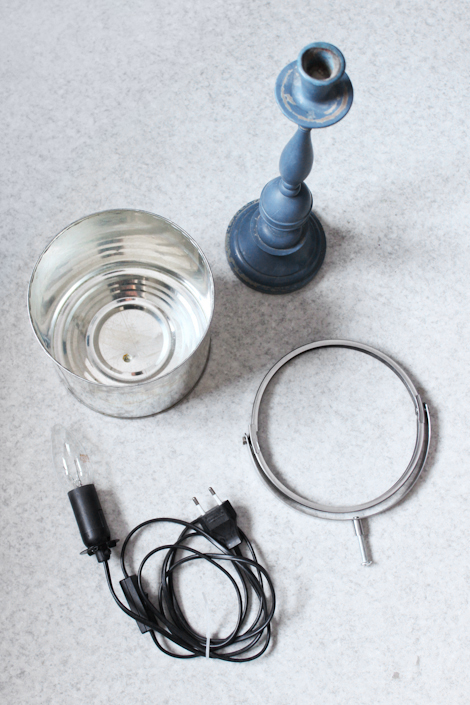 DIY IKEA Frack Mirror Lamp Hack