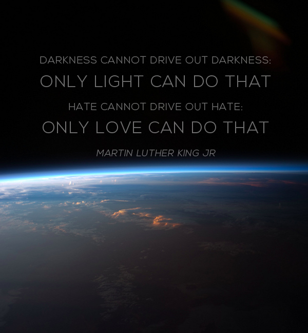 Martin Luther King Quote Love Darkness