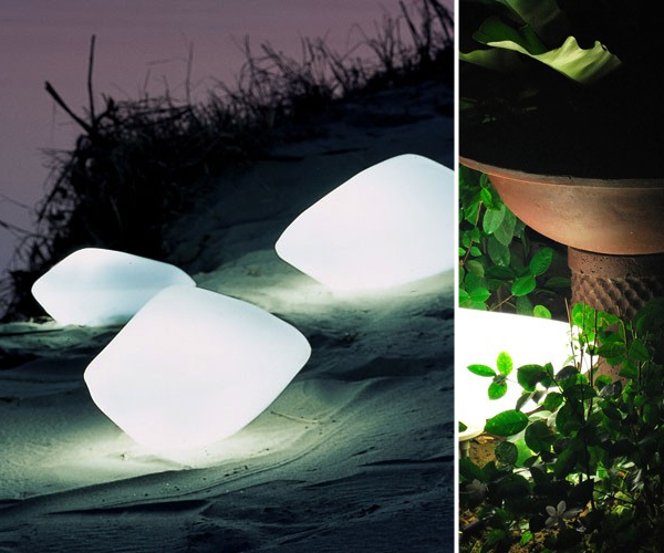 Outdoor Stone Lights